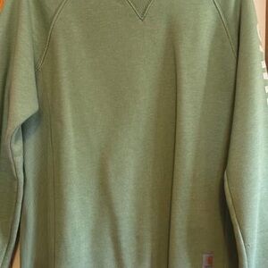 Womens Green carhartt pullover Sweater